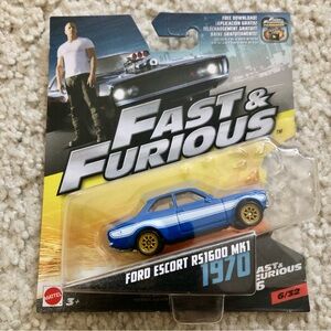 Mattel 1:55 Fast & Furious Ford Escort RS 1600 MK1